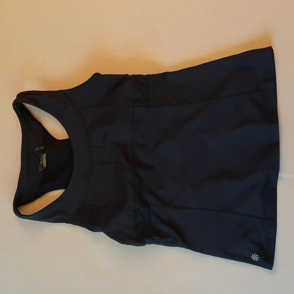 Athleta tank yoga black top #818636 size medium
